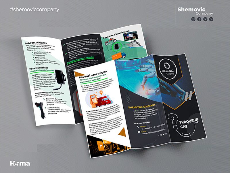 Dépliant Entreprise Shemovic Company